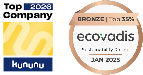 Auszeichnung für OMS Prüfservice als "Top Company von Mitarbeitern empfohlen" von kununu.com
